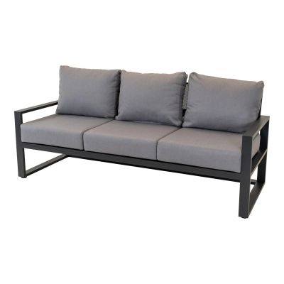 Tormenta 3 zits-loungebank - zwart