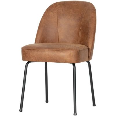 Eetkamerstoel Vogue Leer Cognac