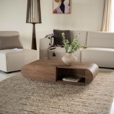 Eleonora King salontafel mangohout - bruin