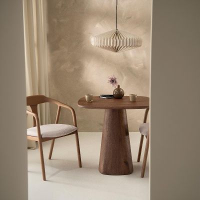 Eleonora Aron eettafel 80x80 cm - bruin