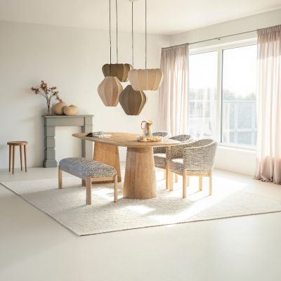 Eleonora Lune eetaffel deens ovaal 300x105 cm