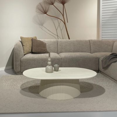 Livingfurn Patrice salontafel 120 cm - crème