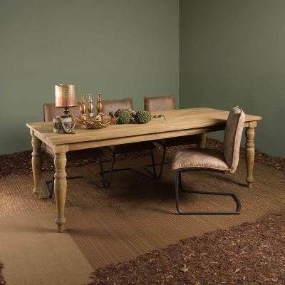 Tower Living Bologna eettafel - 160 cm - bruin