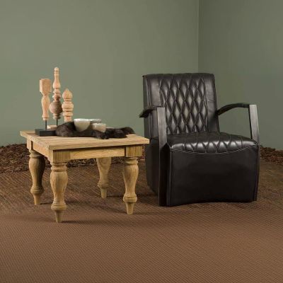 Tower Living Bologna bijzettafel vierkant - 60 cm - bruin