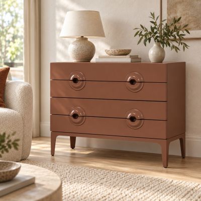 Woood Merge ladekast/commode - oudroze