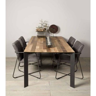 Tower Living Pandora eettafel - 200 cm - bruin