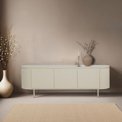 Livingfurn Patou tv-meubel hout 170 cm - ivoor