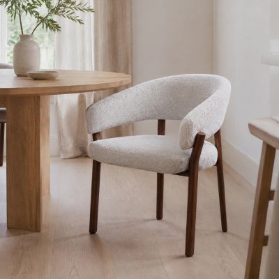 Akari eetkamerstoel lichtgrijs