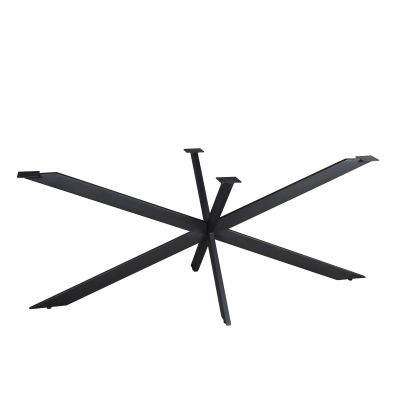 Starfurn Matrixpoot ovaal/Rechthoek 190 cm Koker 2,5x7,5 cm - zwart