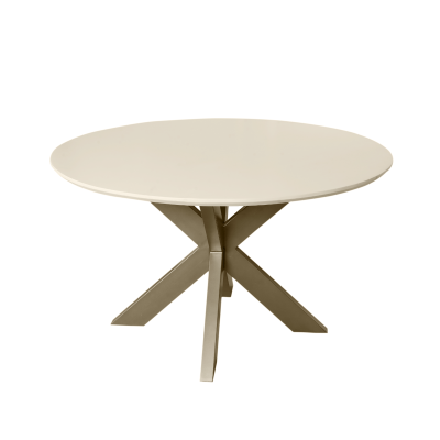 Starfurn Eettafel Madison ø110 cm - zand/brons