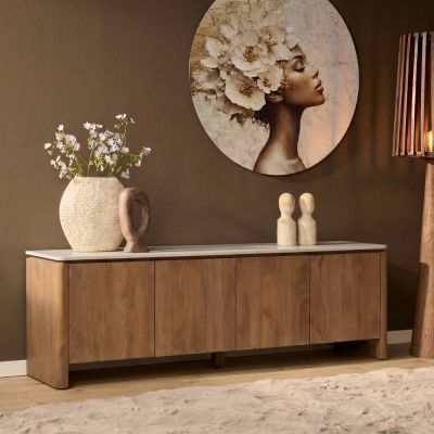 Starfurn Tv-meubel Dallas 210 cm mangohout