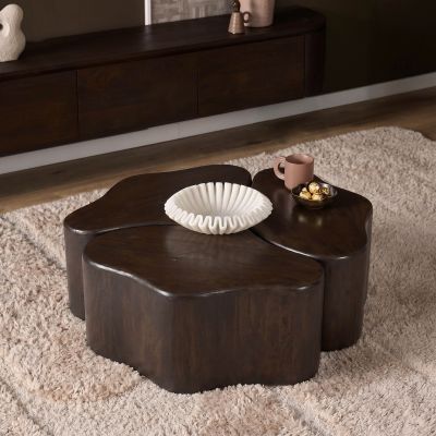 Starfurn Salontafel Elara mangohout 115 cm - bruin