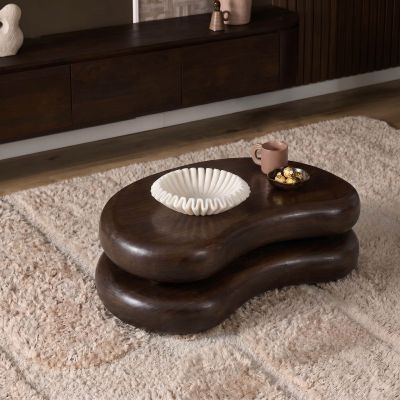 Starfurn Salontafel Mads mangohout 99 cm - bruin