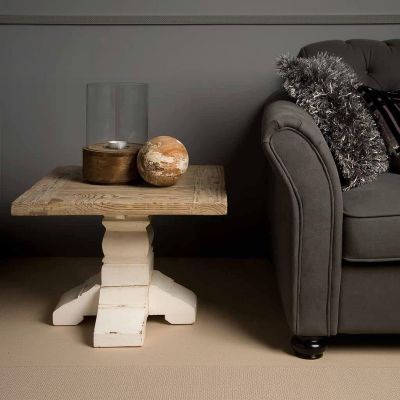 Tower Living Amanda bijzettafel - 60 cm - wit