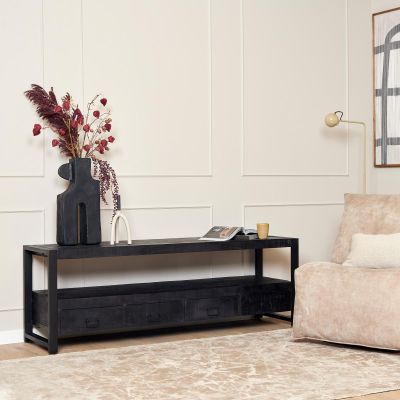Starfurn Tv meubel Boaz - 180 cm - zwart