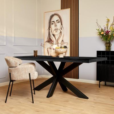 Starfurn Eettafel Denver 160 cm rechthoek