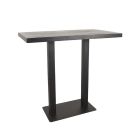 Label51 Restaurant/Bartafel 120x70x108 cm - straight edge - zwart