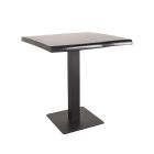 Label51 Restauranttafel 70x70x74 cm - tree edge - zwart