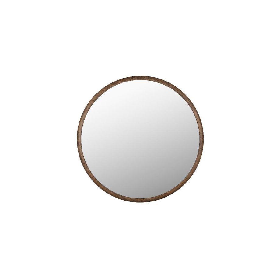 Dutchbone Gale spiegel rond ø80 cm - bruin