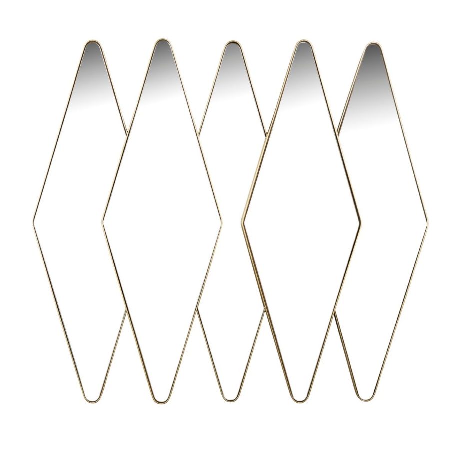 Dutchbone Kyoko spiegel - goud