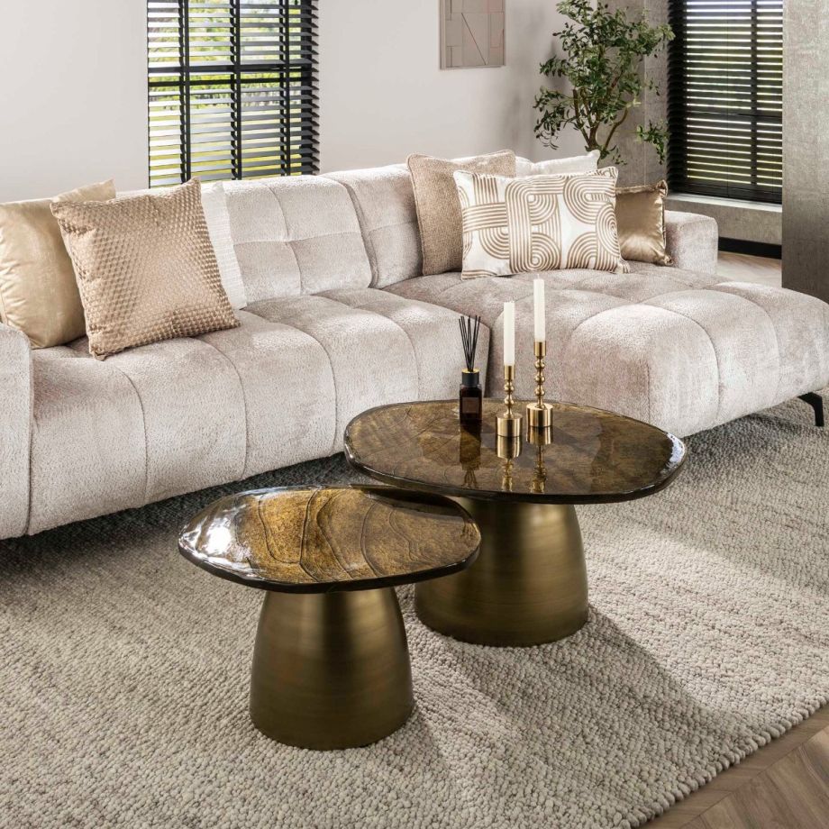 Fraaai Benny salontafel set van 2