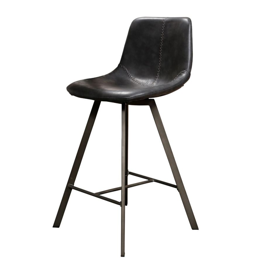 Fraaai Barstoel Jill Kuip Zwart 66 cm - Outlet A