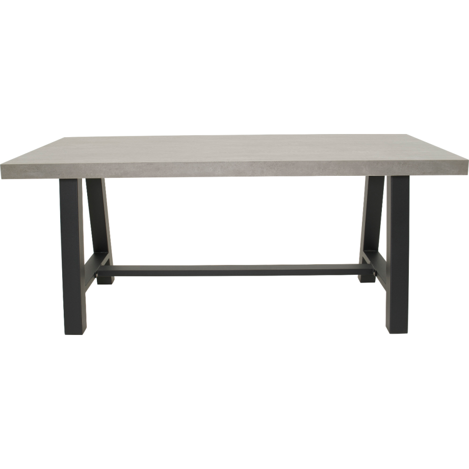 Fresco tuintafel 180x90 cm - antraciet