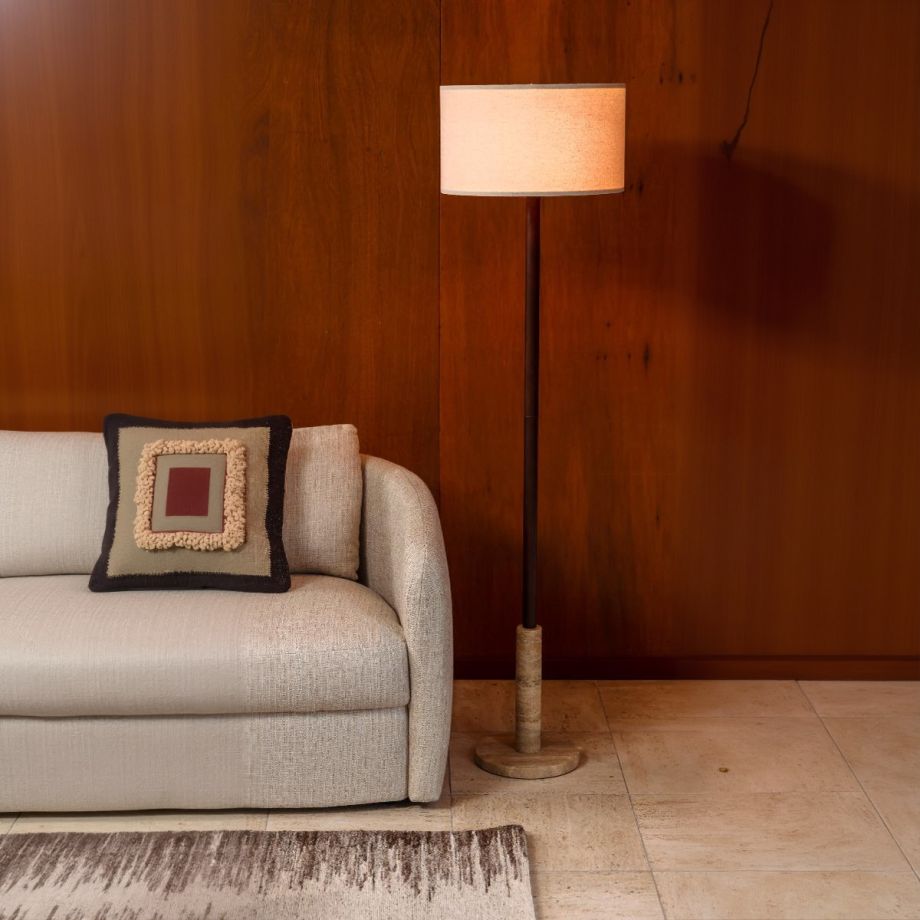 Dutchbone Jackson vloerlamp - beige
