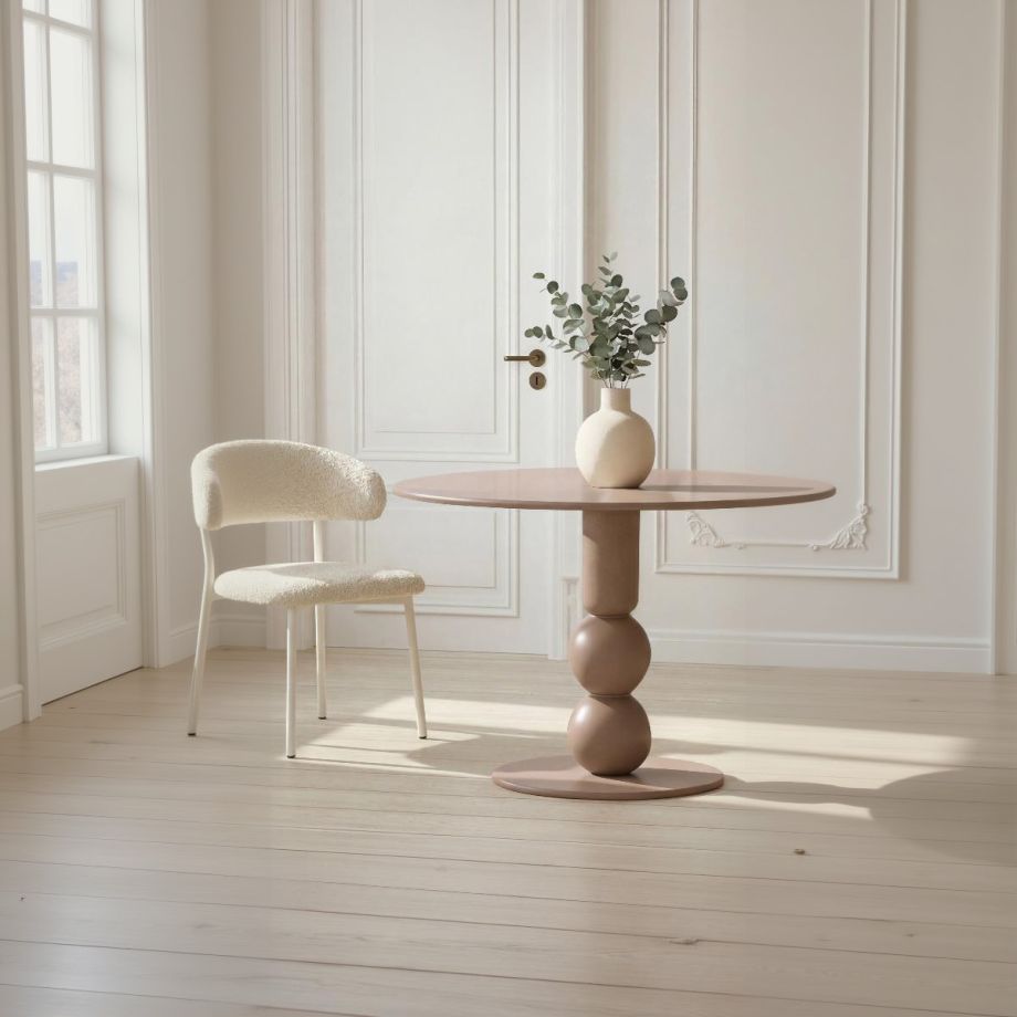 Svea Nynke ronde eettafel ø110 cm - beige
