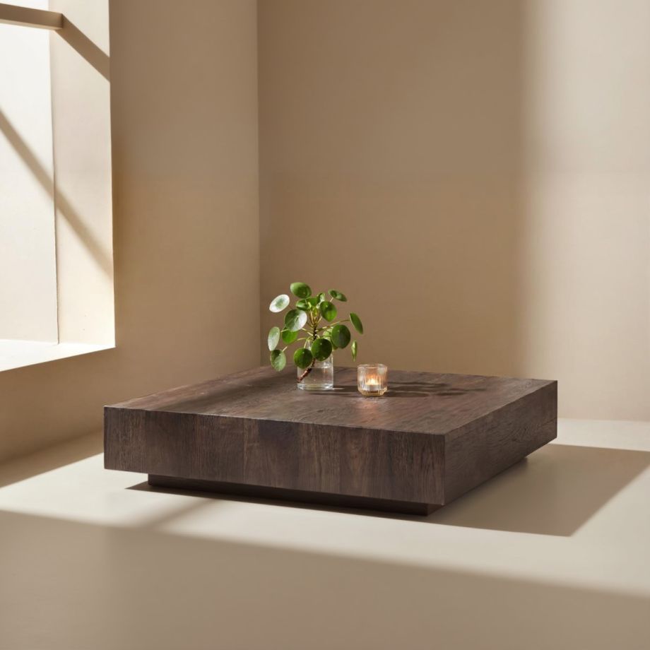 Svea Sheena salontafel 80x80 cm MDF - mocca