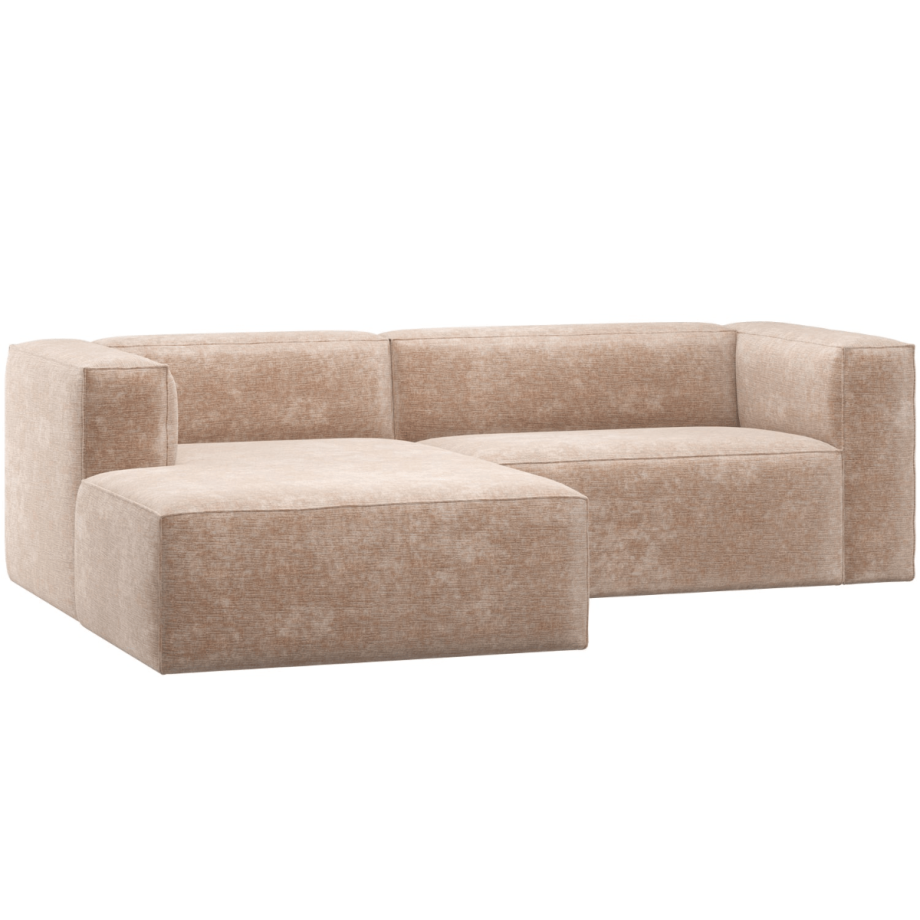 Woood Bean chaise longue bank links chenille velvet