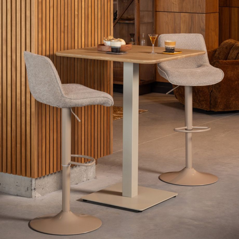 Woood Tablo bartafel afgeronde hoek - transparant