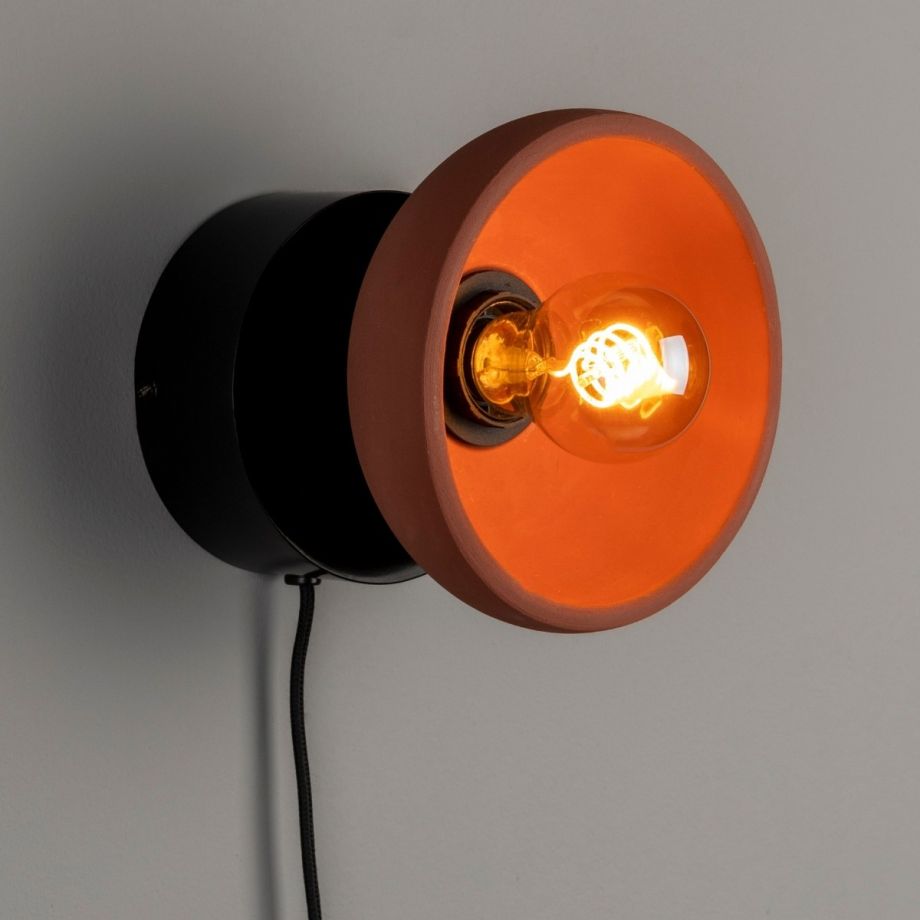 Dutchbone Zahra wandlamp - terracotta