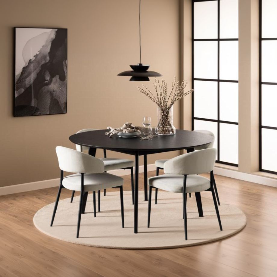 Nøra Alicia ronde eettafel Ø140x76 cm | eikenfineer