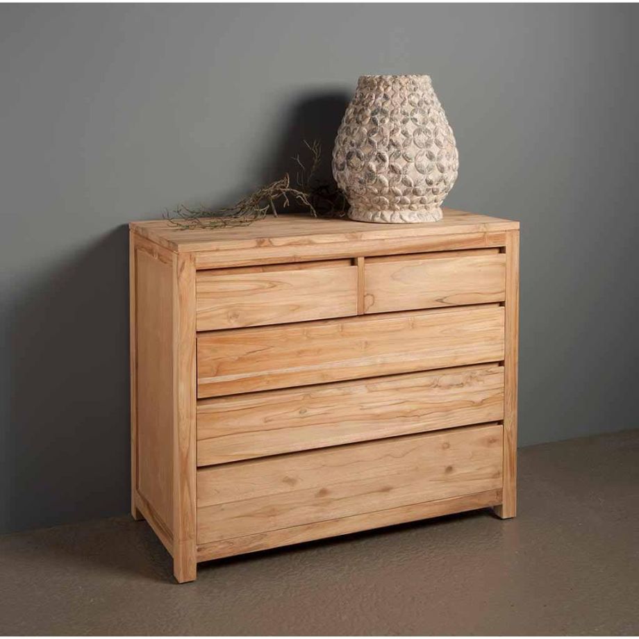 Tower Living Corona ladekast - 110 cm - bruin