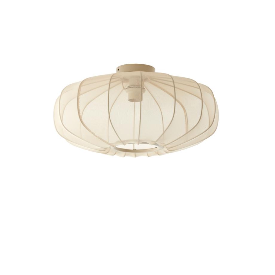 Light & Living Plumalia plafonnière Ø50x24 cm - zand