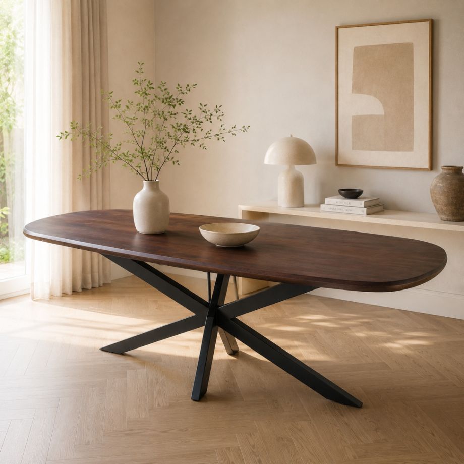 DS4U Mees Deens ovale eettafel - 230 cm - hout