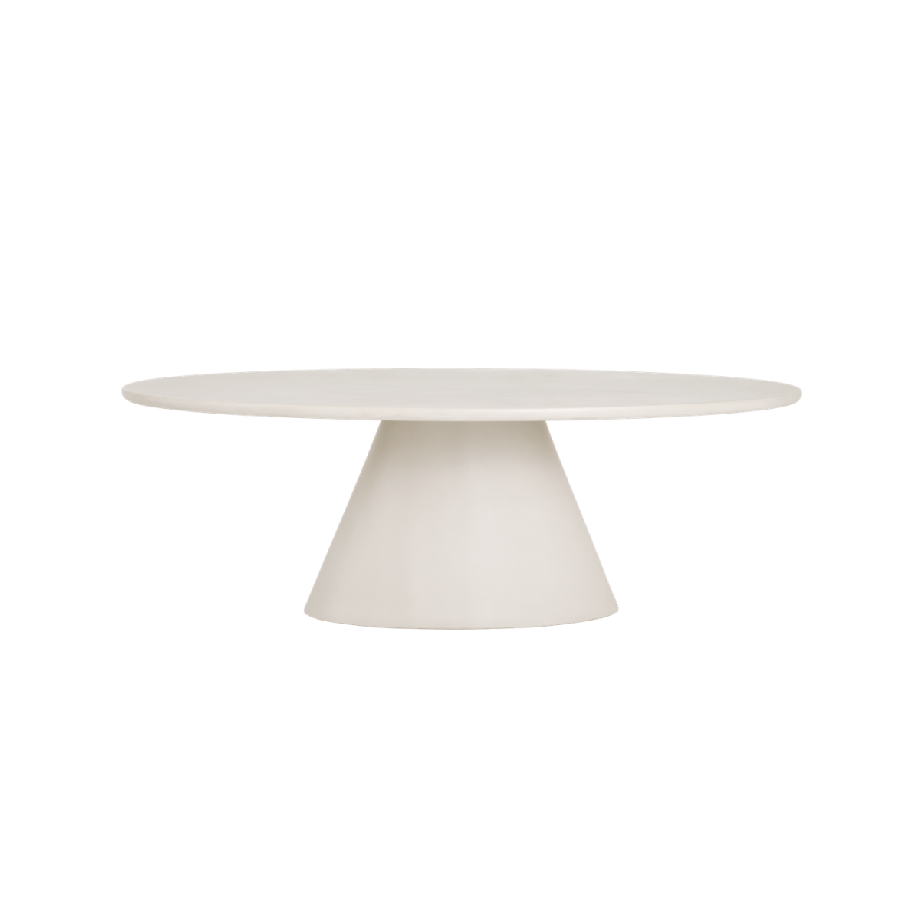Tower Living Mello eettafel ovaal - 240 cm - wit
