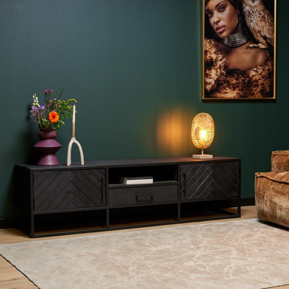 Starfurn Tv meubel New York - 180 cm - zwart