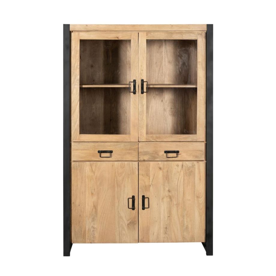 Starfurn Vitrinekast Britt 115 cm - naturel