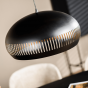 Janelle hanglamp 1L 50 cm breed zwart van het woonmerk Vurna