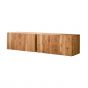 Kelsey zwevend tv-meubel - 150 cm - acacia hout