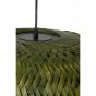 Patuk hanglamp Ø50x42 cm - bamboo/groen