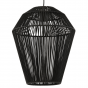 Deya hanglamp Ø45x56 cm mat zwart van het woonmerk Light&Living