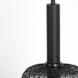 Lekang hanglamp Ø22x55 cm mat zwart van het woonmerk Light&Living