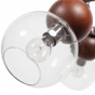 Babble hanglamp 3 bollen glas walnoot van het woonmerk BePureHome