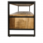 Havana tv-meubel 150x45x60 mangohout/metaal naturel/zwart van het woonmerk HSM Collection