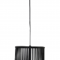 Timaka hanglamp Ø46x51 cm rotan zwart van het woonmerk Light&Living
