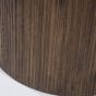 Salontafel Maxim ovaal - 120x70 cm - mango hout/marmer