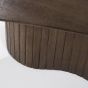 Organische salontafel Jordy - mangohout - 130x70 cm